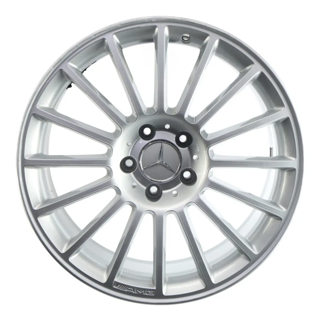 Alloy Rim 18" 8.5J ET:30 to Mercedes SLK R171 AMG Silver Wheel with Part number A1714011902 Mercedes SLK R171 AMG Silver Wheel Alloy Rim 18" 8.5J ET:30 - SKU A1714011902-3 - Part number A1714011902