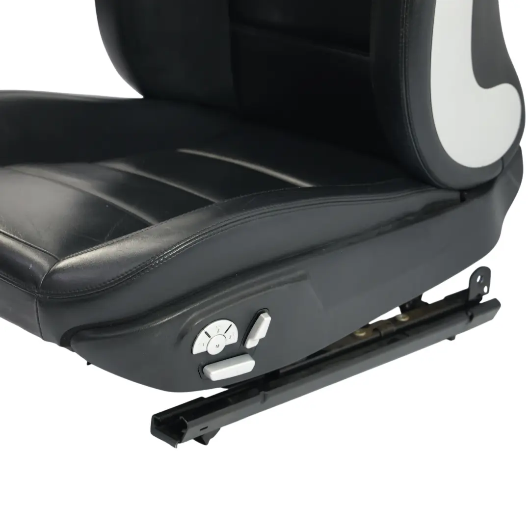 Mercedes R171 SLK 55 AMG Sedile Anteriore Sinistro Memoria Riscaldato Pelle Nera - SKU A1719103747-1 - Numero di parte A1719103747