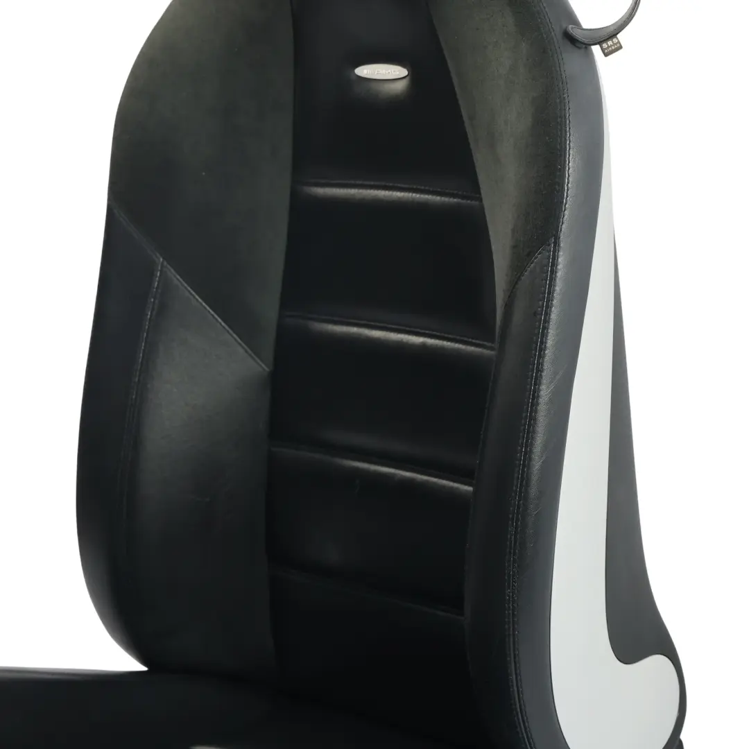 Front Left N/S Memory Heated Black Leather to Mercedes R171 SLK 55 AMG Seat with Part number A1719103747 Mercedes R171 SLK 55 AMG Seat Front Left N/S Memory Heated Black Leather - SKU A1719103747-1 - Part number A1719103747