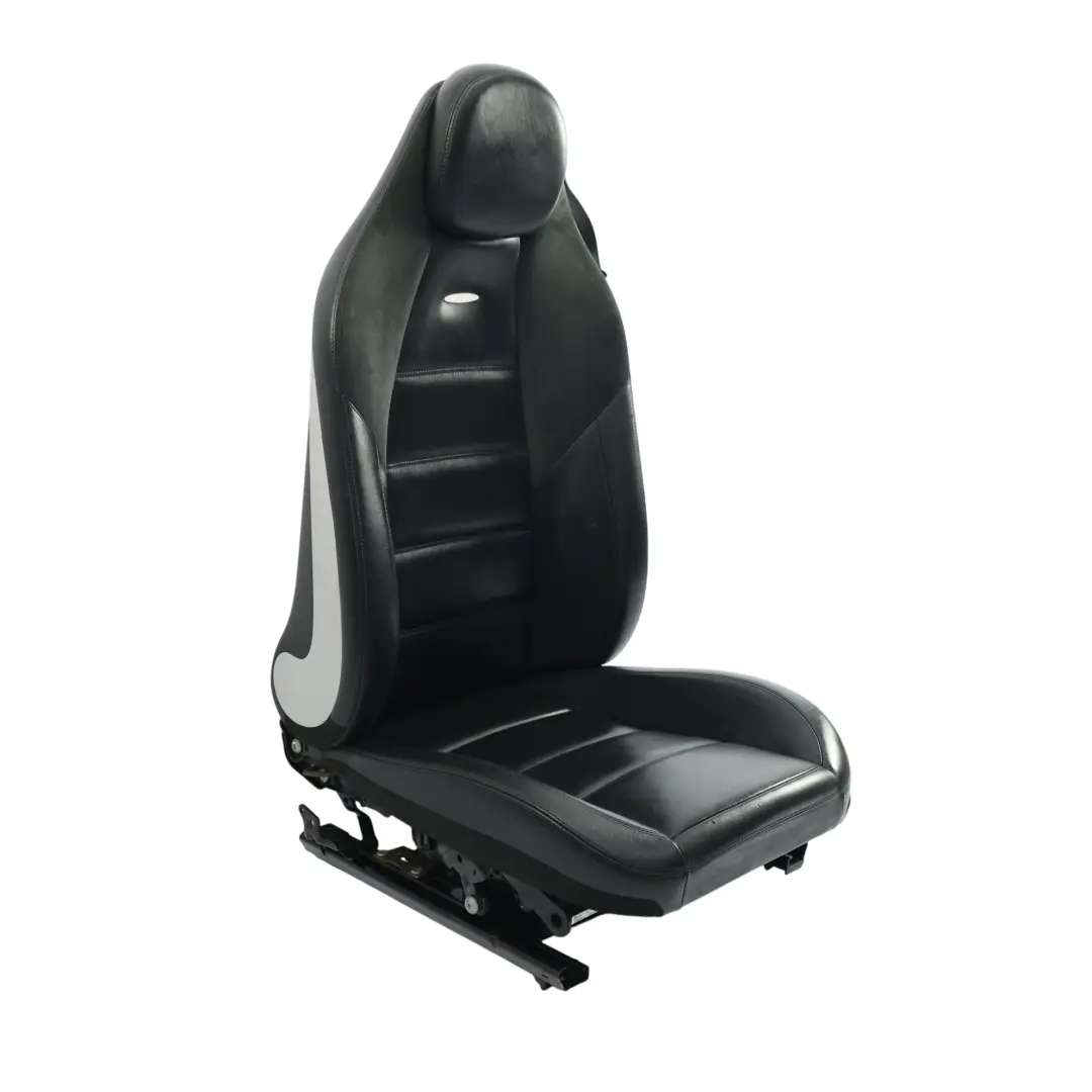 Mercedes R171 SLK 55 AMG Sedile Anteriore Sinistro Memoria Riscaldato Pelle Nera - SKU A1719103747-1 - Numero di parte A1719103747