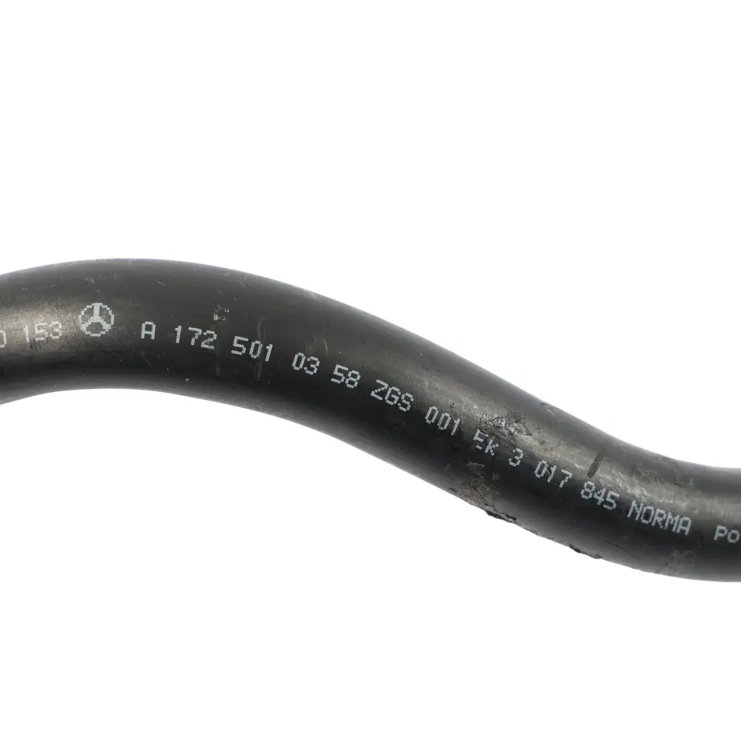 Radiator Coolant Hose Pipe to Mercedes R172 Engine with Part number A1725010358 Mercedes R172 Engine Radiator Coolant Hose Pipe - SKU A1725010358 - Part number A1725010358