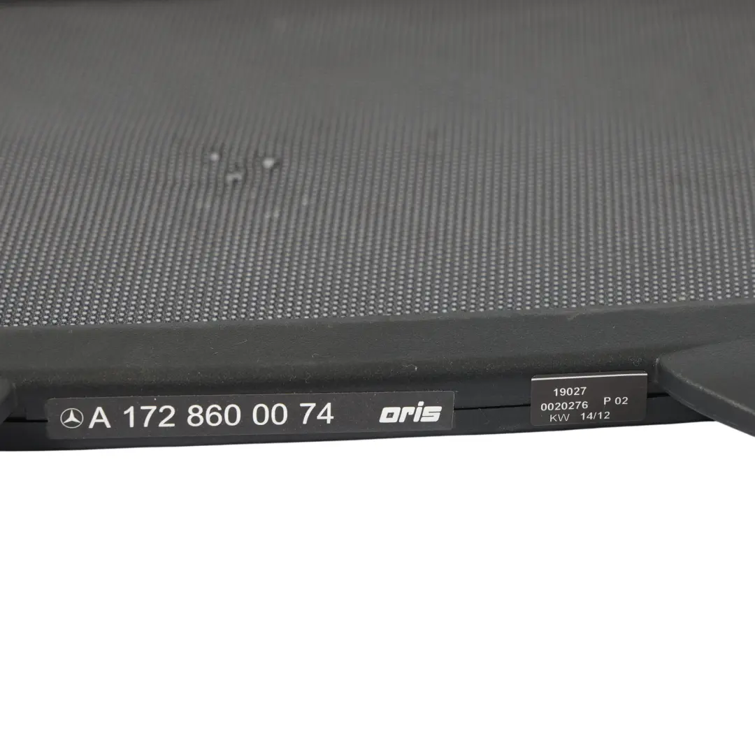 Mercedes SLK R172 Hinteres Wind Schott Schutz Schild Mittel Teil - SKU A1728600074-2 - Teilenummer A1728600074