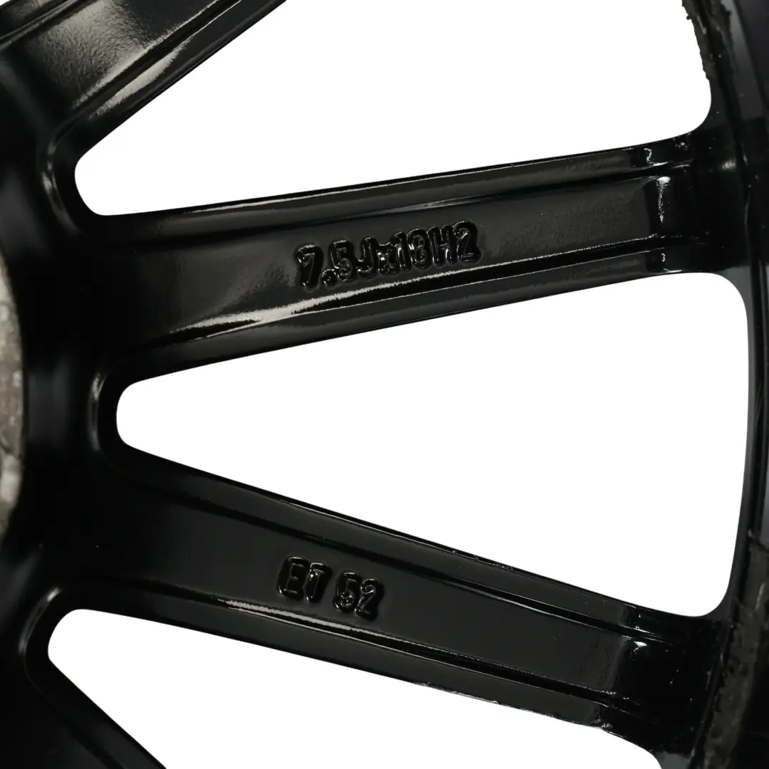 Alloy Rim 18" ET:52 7.5J to Mercedes W176 W246 AMG Black Wheel with Part number A1764010200 Mercedes W176 W246 AMG Black Wheel Alloy Rim 18" ET:52 7.5J - SKU A1764010200-5 - Part number A1764010200