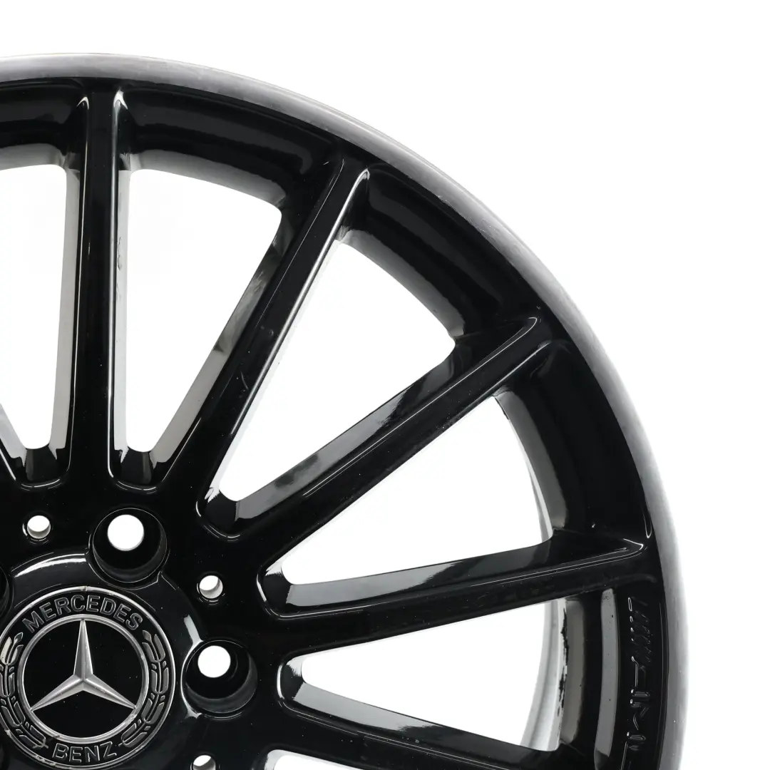 Alloy Rim 18" ET:52 7.5J to Mercedes W176 W246 AMG Black Wheel with Part number A1764010200 Mercedes W176 W246 AMG Black Wheel Alloy Rim 18" ET:52 7.5J - SKU A1764010200-5 - Part number A1764010200