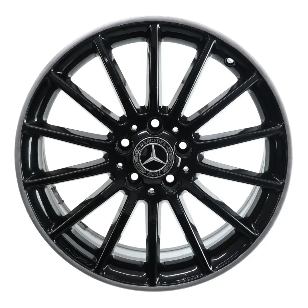 Schwarz Felge 18" ET:52 7.5J für Mercedes W176 W246 AMG mit Teilenummer A1764010200 Mercedes W176 W246 AMG Schwarz Felge 18" ET:52 7.5J - SKU A1764010200-6 - Teilenummer A1764010200
