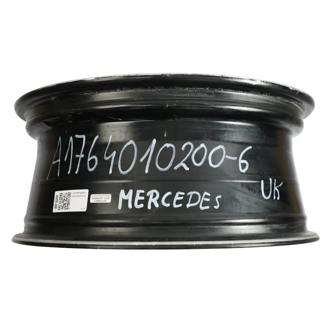 Llanta de aleación negra 18" ET:52 7.5J para Mercedes W176 W246 AMG con número de pieza A1764010200 Mercedes W176 W246 AMG Llanta de aleación negra 18" ET:52 7.5J - SKU A1764010200-6 - Número de pieza A1764010200