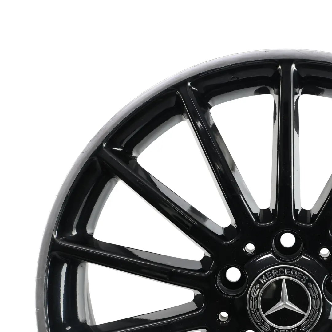 Mercedes W176 W246 AMG Cerchio in lega nero 18" ET:52 7.5J - SKU A1764010200-6 - Numero di parte A1764010200