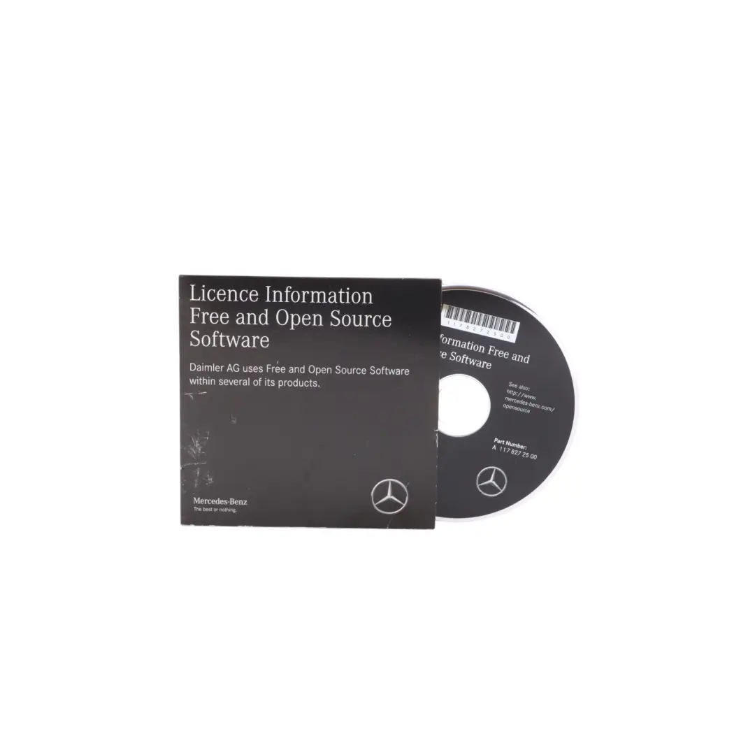 Owner's Handbook Licence Information CD Slipcase Pouch Case Wallet to Mercedes W176 with Part number A1765840681 Mercedes W176 Owner's Handbook Licence Information CD Slipcase Pouch Case Wallet - SKU A1765840681 - Part number A1765840681