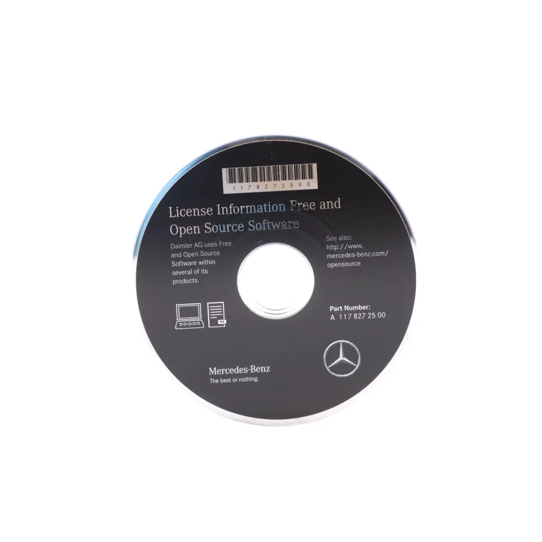 Owner's Handbook Licence Information CD Slipcase Pouch Case Wallet to Mercedes W176 with Part number A1765840681 Mercedes W176 Owner's Handbook Licence Information CD Slipcase Pouch Case Wallet - SKU A1765840681 - Part number A1765840681