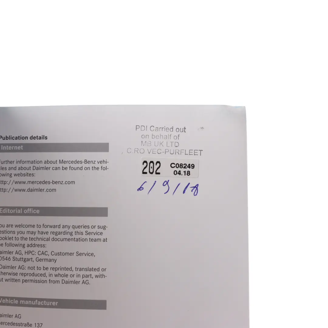 Owner's Handbook Licence Information CD Slipcase Pouch Case Wallet to Mercedes W176 with Part number A1765840681 Mercedes W176 Owner's Handbook Licence Information CD Slipcase Pouch Case Wallet - SKU A1765840681 - Part number A1765840681