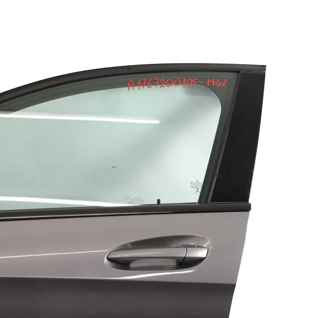 Mercedes W176 Door Front Left N/S A-Class Mountain Grey Metallic - 787 - SKU A1767200105-MG2 - Part number A1767200105