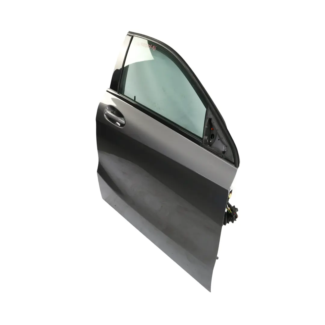 Door Front Right O/S A-Class Mountain Grey Metallic - 787 to Mercedes W176 with Part number A1767200105 Mercedes W176 Door Front Right O/S A-Class Mountain Grey Metallic - 787 - SKU A1767200205-MG - Part number A1767200105
