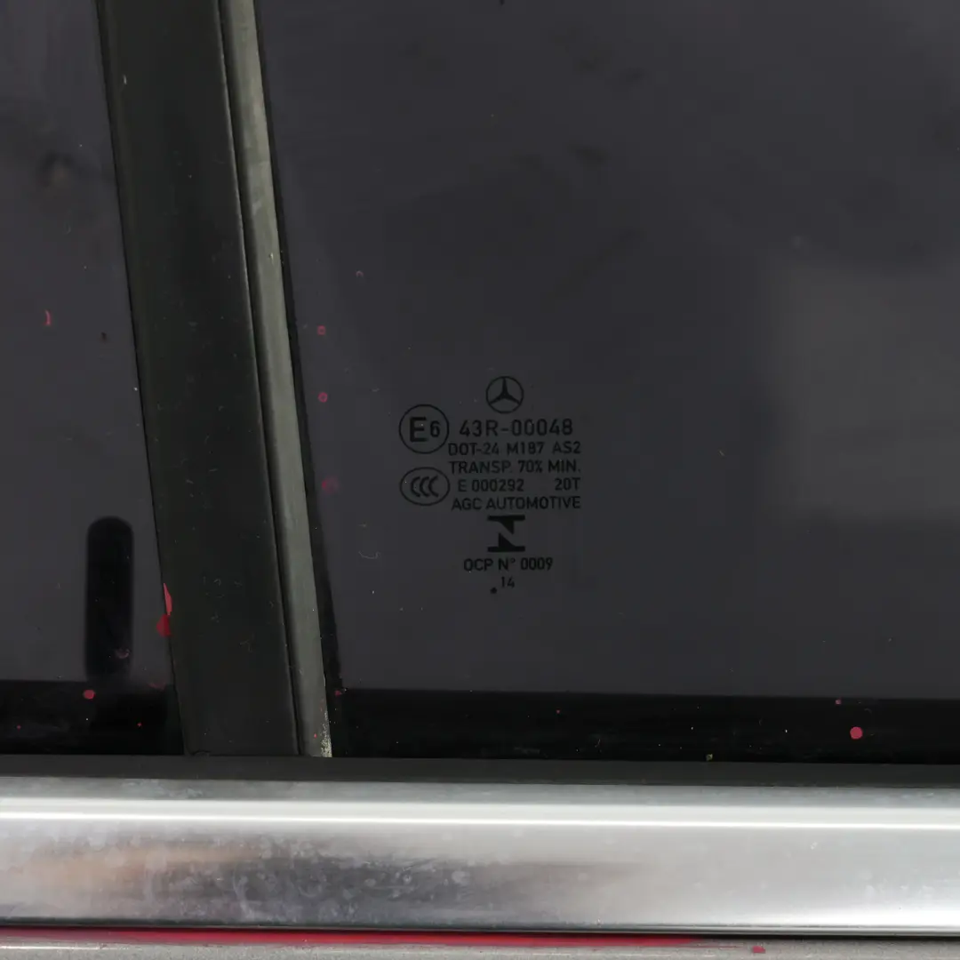 Door Rear Right O/S A-Class Mountain Grey Metallic - 787 to Mercedes W176 with Part number A1767300205 Mercedes W176 Door Rear Right O/S A-Class Mountain Grey Metallic - 787 - SKU A1767300205-MG1 - Part number A1767300205