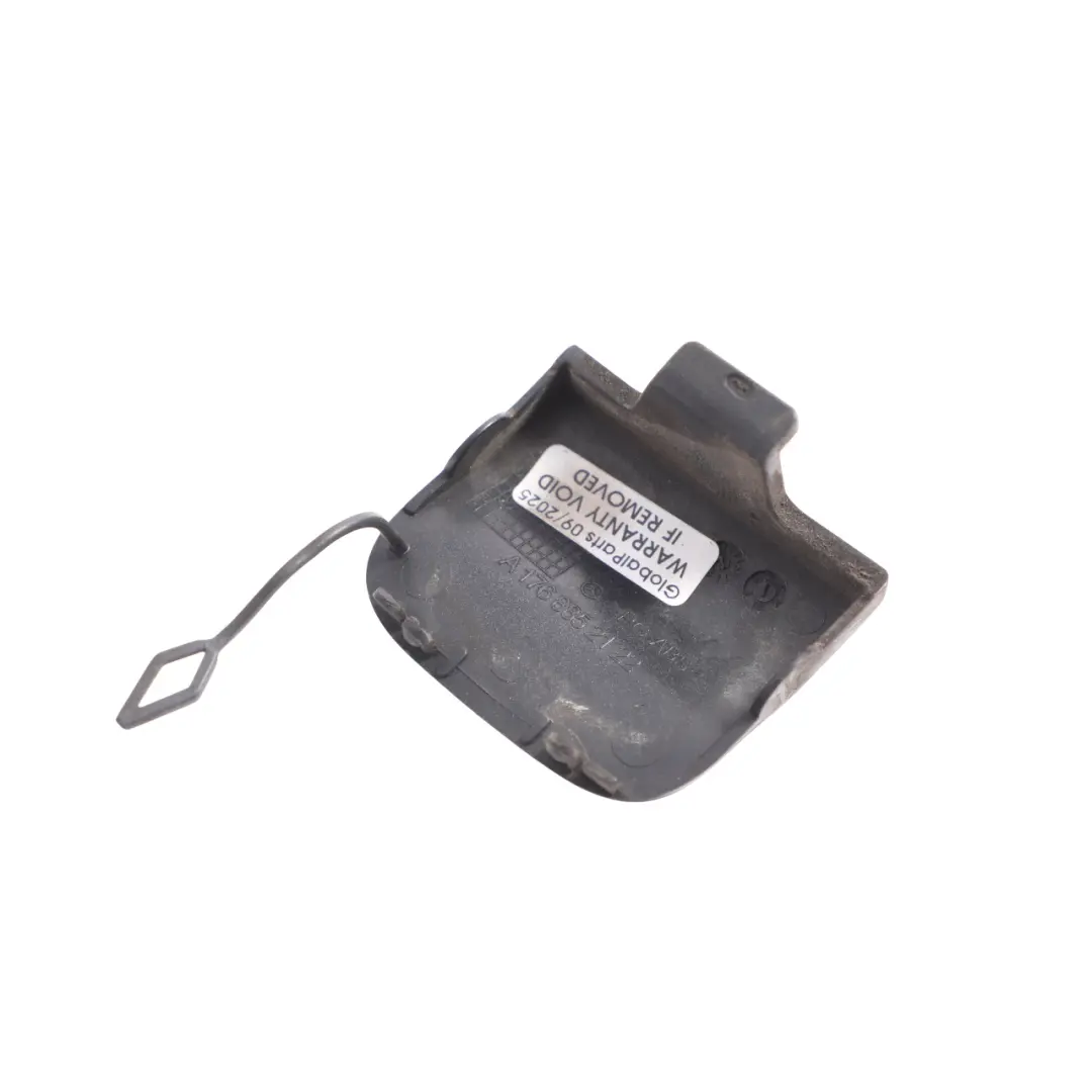 Mercedes W176 Rear Bumper Towing Eye Hook Cover Flap Mountain Grey Metallic-787 - SKU A1768852122-MG - Part number A1768852122