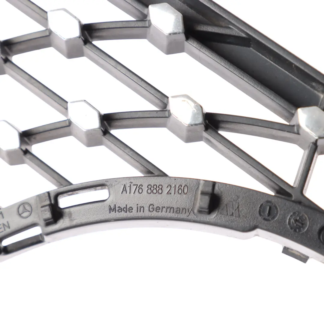 Front Radiator Grille Lower Part Grid Cover Left N/S to Mercedes W176 with Part number A1768882160 Mercedes W176 Front Radiator Grille Lower Part Grid Cover Left N/S - SKU A1768882160 - Part number A1768882160