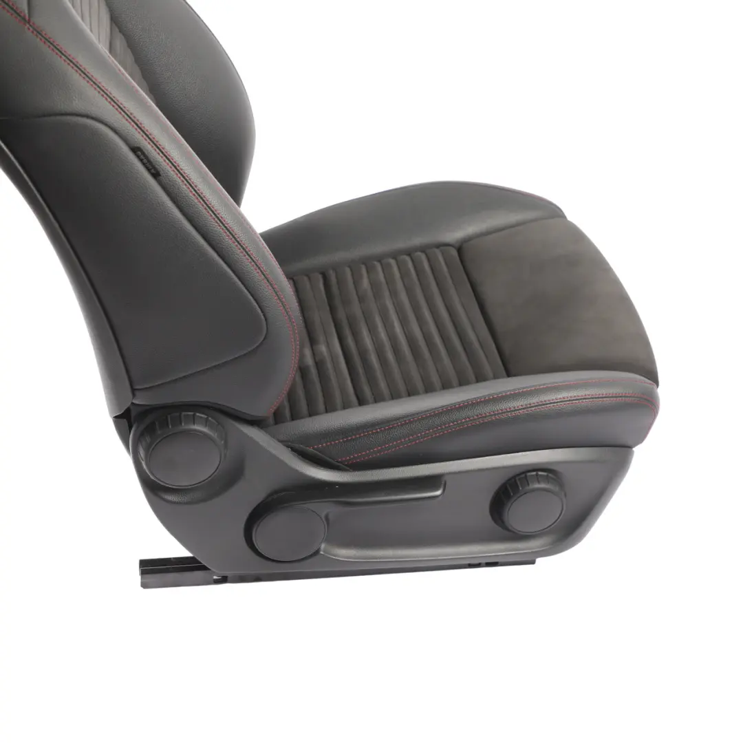 Front Seat Mercedes W176 Sport Right O/S Fabric Leather Black Red Threads to with Part number A1769106307 Front Seat Mercedes W176 Sport Right O/S Fabric Leather Black Red Threads - SKU A1769106407-1 - Part number A1769106307