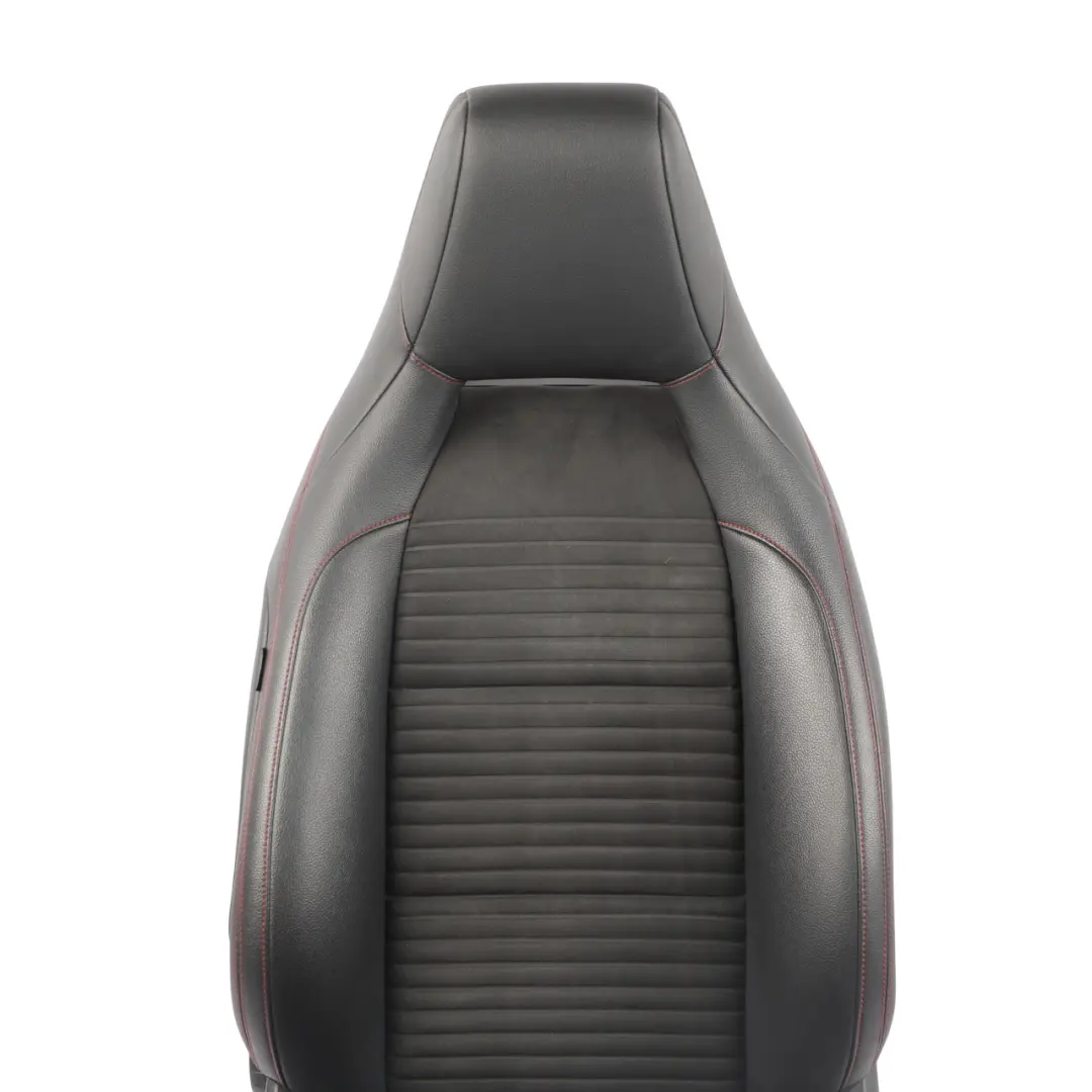  Front Seat Mercedes W176 Sport Right O/S Fabric Leather Black Red Threads - SKU A1769106407-1 - Part number A1769106307