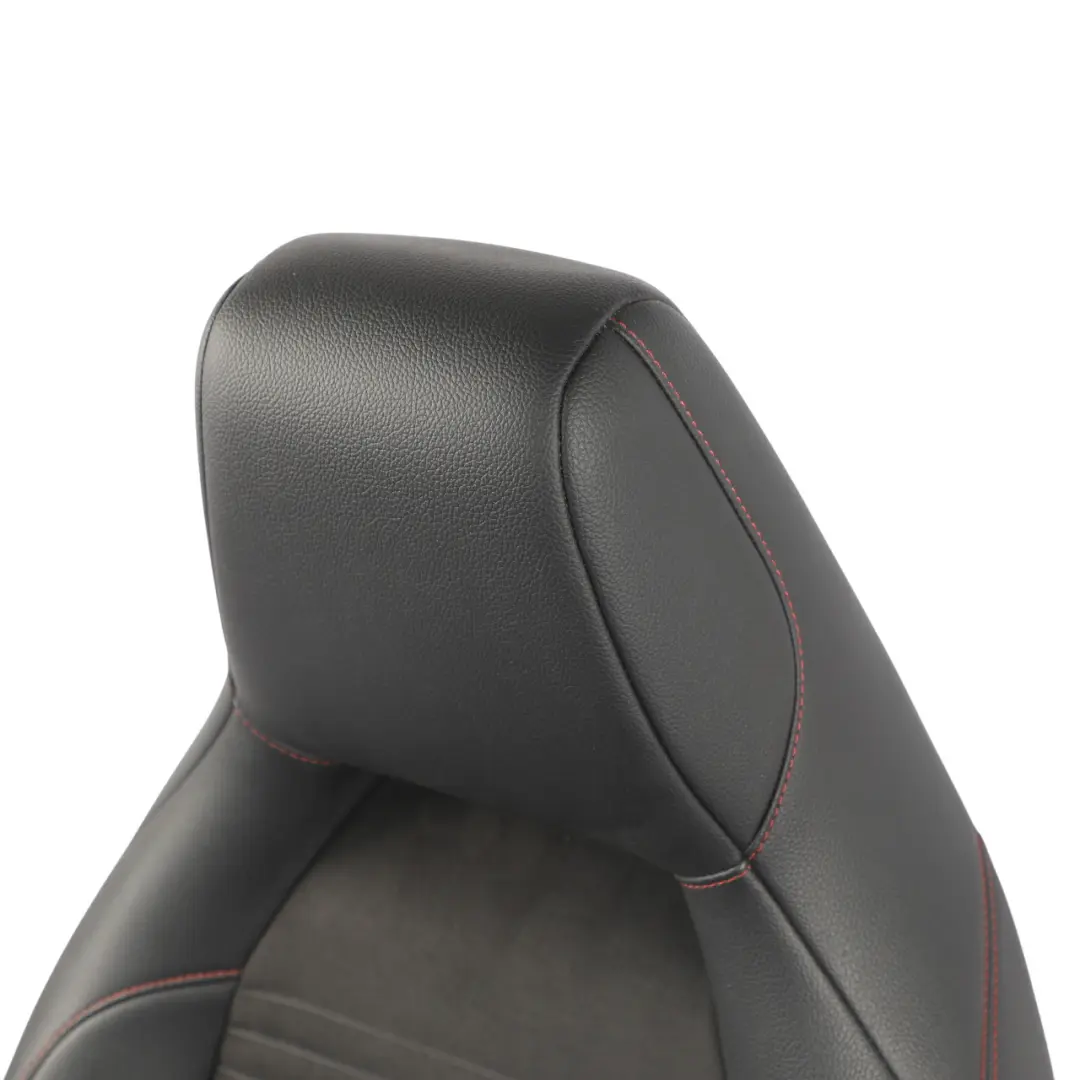 Front Seat Mercedes W176 Sport Right O/S Fabric Leather Black Red Threads to with Part number A1769106307 Front Seat Mercedes W176 Sport Right O/S Fabric Leather Black Red Threads - SKU A1769106407-1 - Part number A1769106307