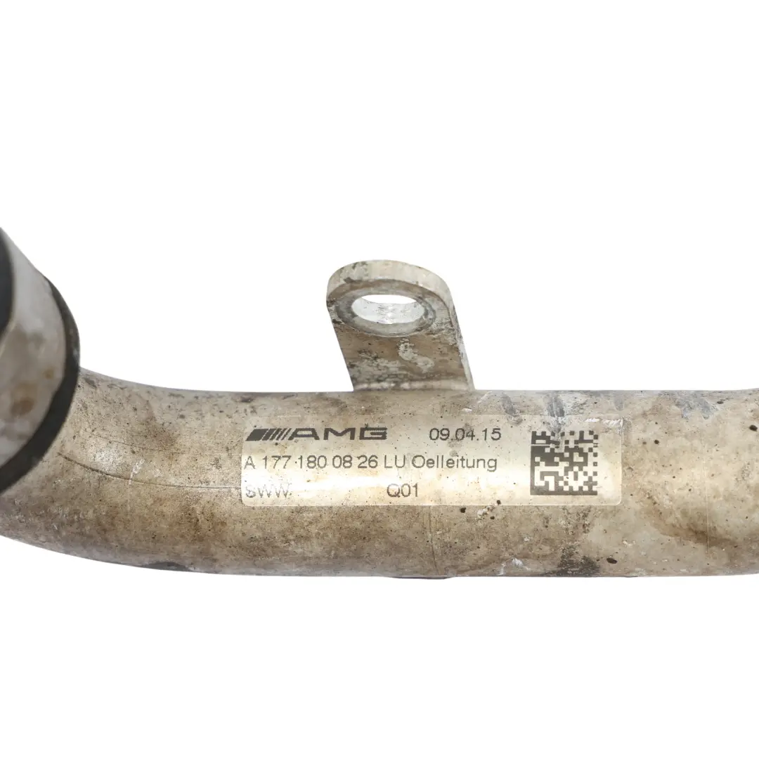 M177 Gasolina Motor Turbo Aceite Manguera Tubo Línea para Mercedes W205 con número de pieza A1770104000 Mercedes W205 M177 Gasolina Motor Turbo Aceite Manguera Tubo Línea - SKU A1771800826 - Número de pieza A1770104000