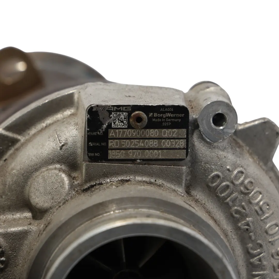 Turbocompresseur Turbo M177 4.0 V8 pour Mercedes W205 W213 63 AMG à propos du numéro de pièce A1770900080 Mercedes W205 W213 63 AMG Turbocompresseur Turbo M177 4.0 V8 - SKU A1770900080 - Numéro de pièce A1770900080