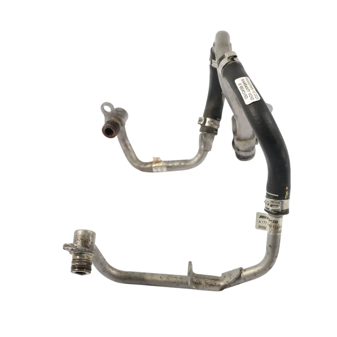 Przewód Wody Turbosprężarki Prawy do Mercedes W205 W213 63 AMG o numerze A1772000651 Mercedes W205 W213 63 AMG Przewód Wody Turbosprężarki Prawy - SKU A1772000651 - Numer Części A1772000651