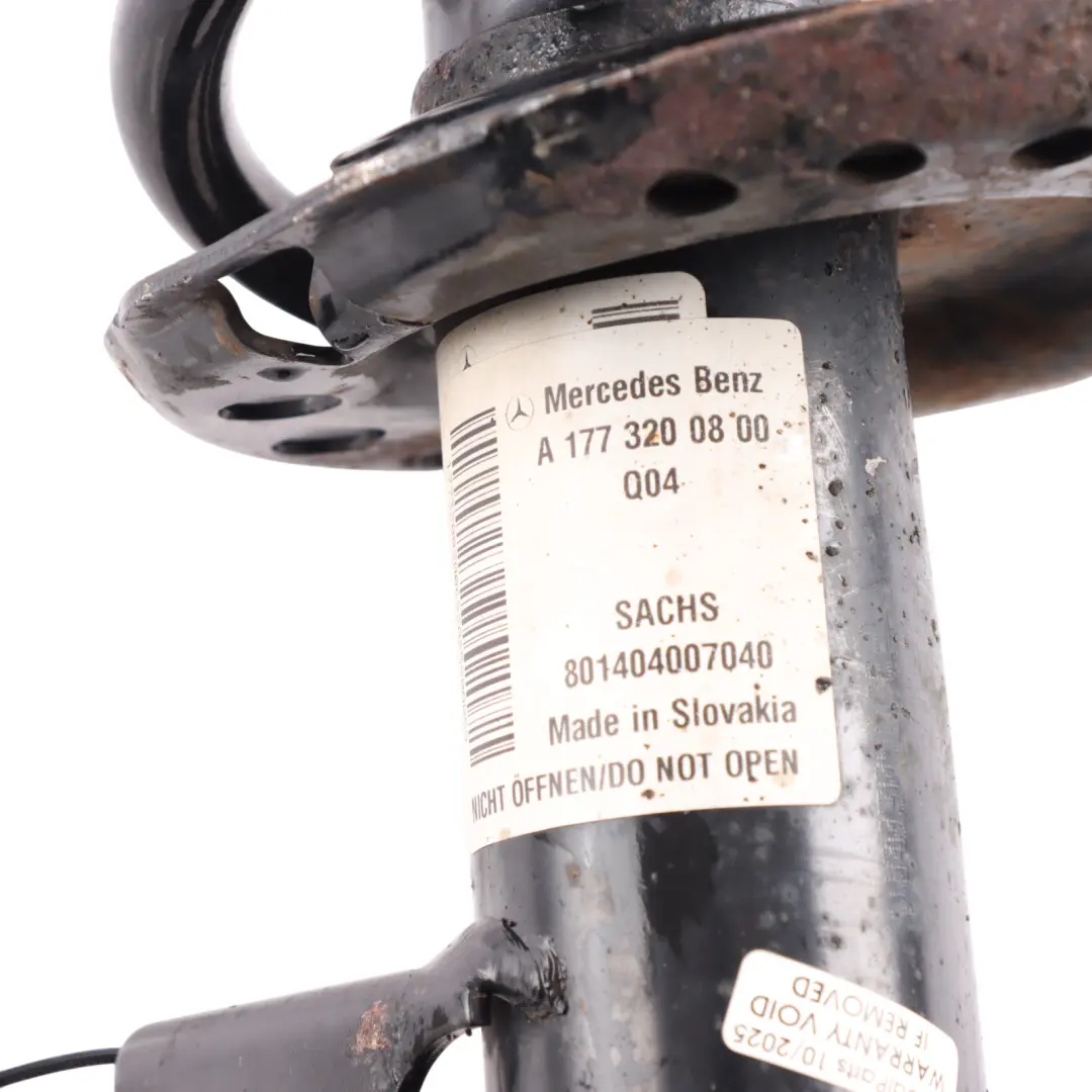 Front Gas Spring Strut Shock Absorber Right O/S to Mercedes W177 with Part number A1773200800 Mercedes W177 Front Gas Spring Strut Shock Absorber Right O/S - SKU A1773200800 - Part number A1773200800