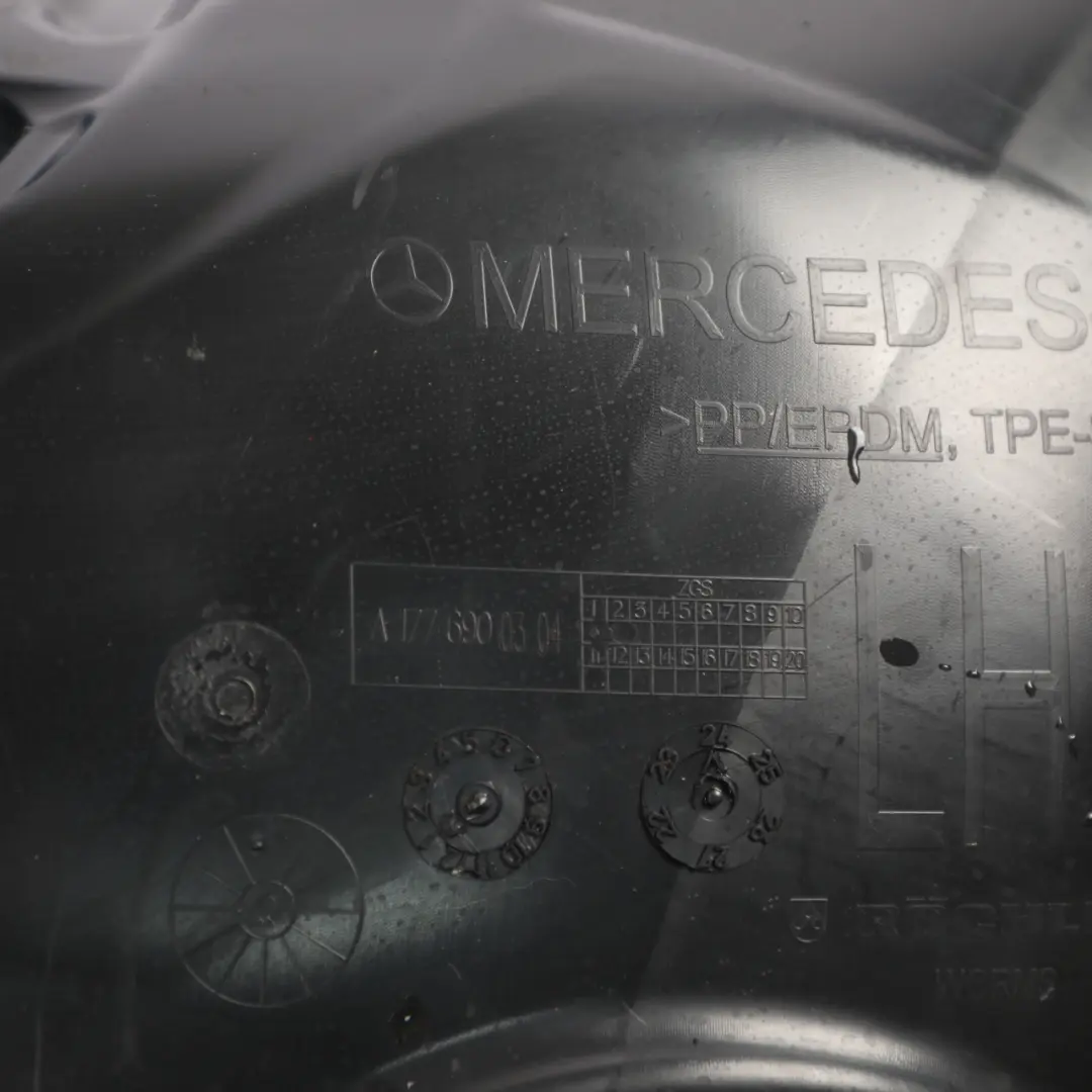 Arch Front Left N/S Front Section Trim Cover Panel to Mercedes W177 W247 Wheel with Part number A1776900304 Mercedes W177 W247 Wheel Arch Front Left N/S Front Section Trim Cover Panel - SKU A1776900304-1 - Part number A1776900304