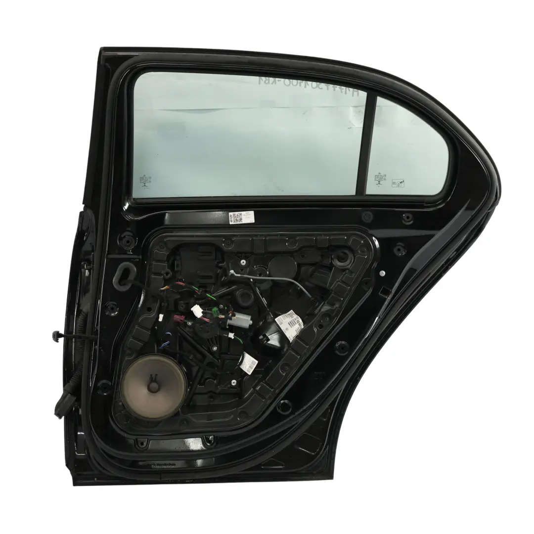 Door Rear Right O/S Kosmos Cosmic Black Metallic - 191 to Mercedes W177 with Part number A1777301400 Mercedes W177 Door Rear Right O/S Kosmos Cosmic Black Metallic - 191 - SKU A1777301400-KB1 - Part number A1777301400