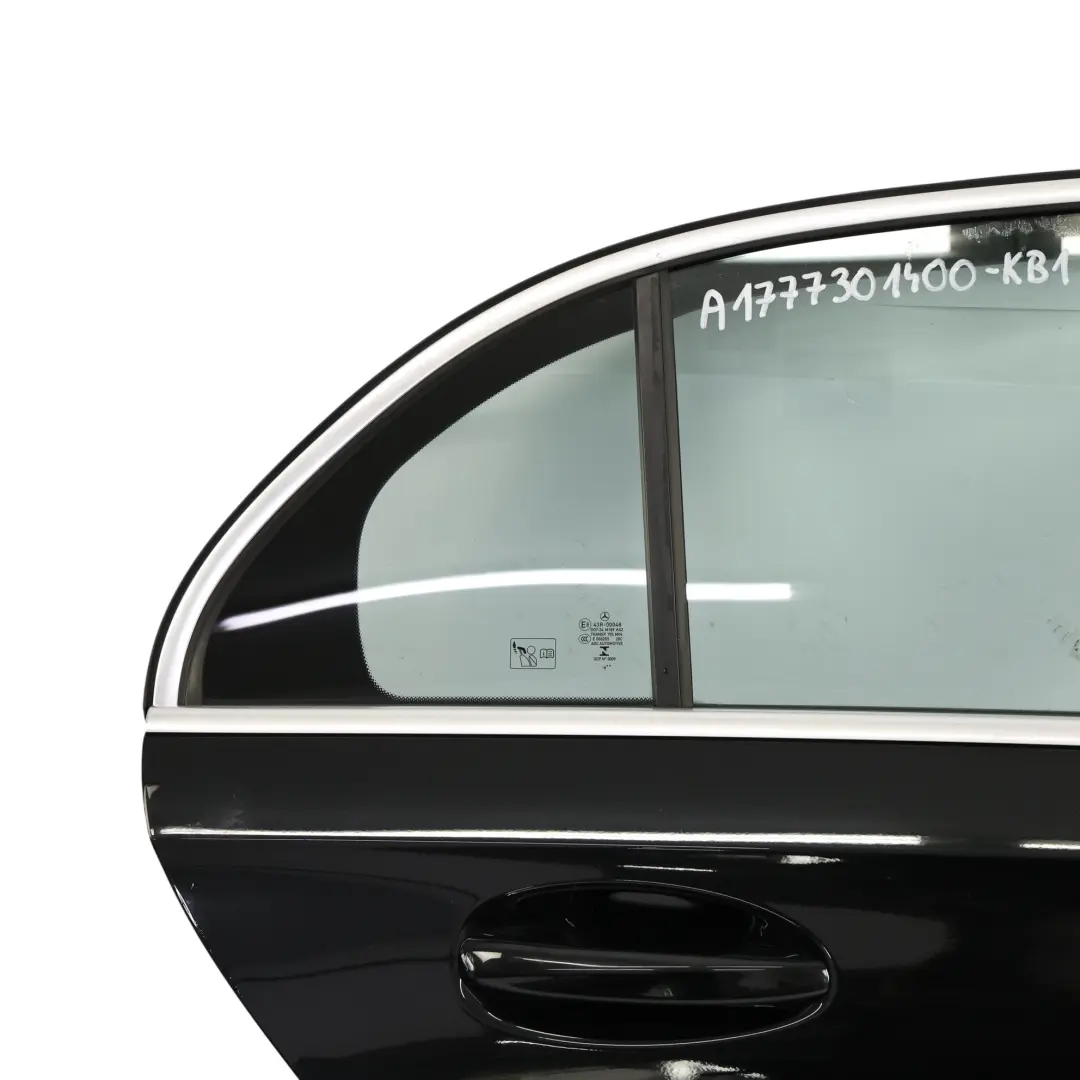 Mercedes W177 Tür hinten rechts Kosmos Cosmic Schwarz Metallic - 191 - SKU A1777301400-KB1 - Teilenummer A1777301400