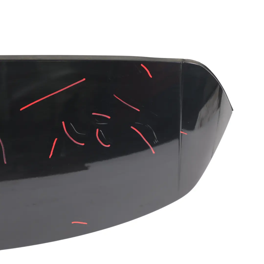 Mercedes W177 Trunk Tailgate Rear Spoiler Panel Kosmos Black - 191 - SKU A1777902600-KB1 - Part number A1777902600