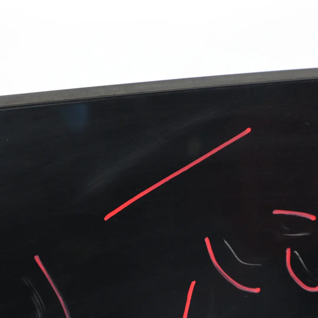 Mercedes W177 Trunk Tailgate Rear Spoiler Panel Kosmos Black - 191 - SKU A1777902600-KB1 - Part number A1777902600