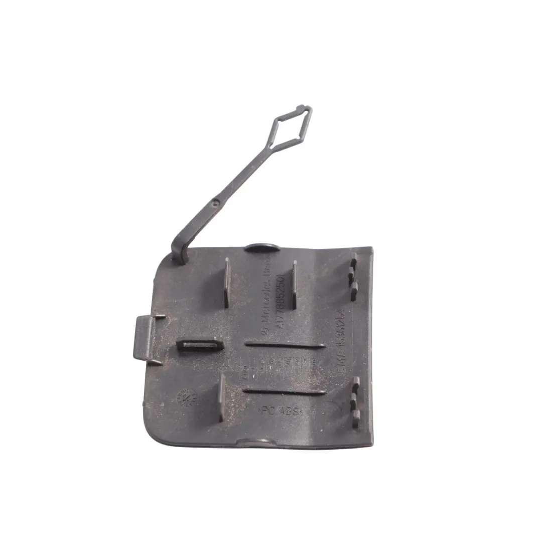 Bumper Flap Towing Eye Cover Kosmos Black - 191 to Mercedes W177 Rear with Part number A1778852501 Mercedes W177 Rear Bumper Flap Towing Eye Cover Kosmos Black - 191 - SKU A1778852501-KB - Part number A1778852501