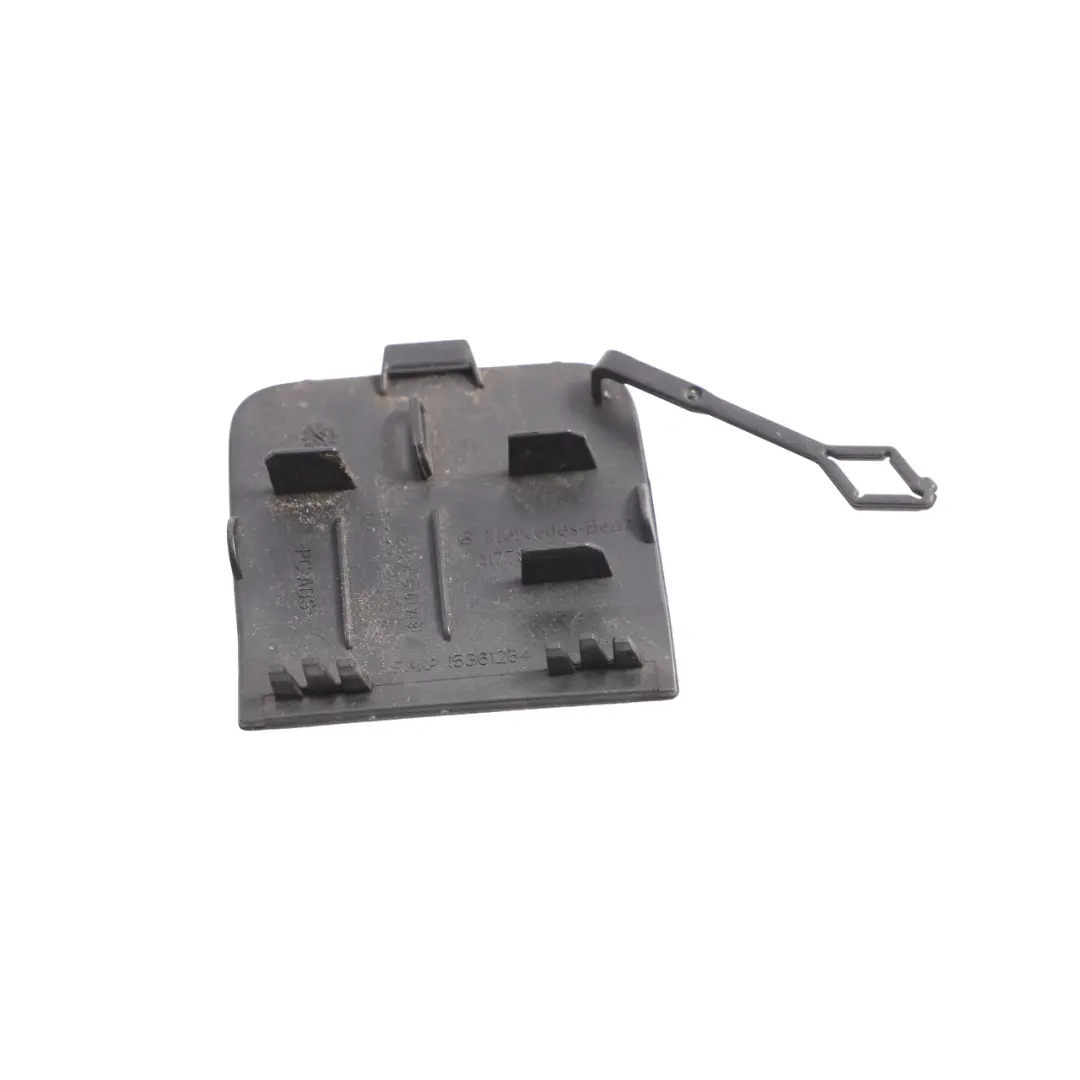 Bumper Flap Towing Eye Cover Kosmos Black - 191 to Mercedes W177 Rear with Part number A1778852501 Mercedes W177 Rear Bumper Flap Towing Eye Cover Kosmos Black - 191 - SKU A1778852501-KB - Part number A1778852501