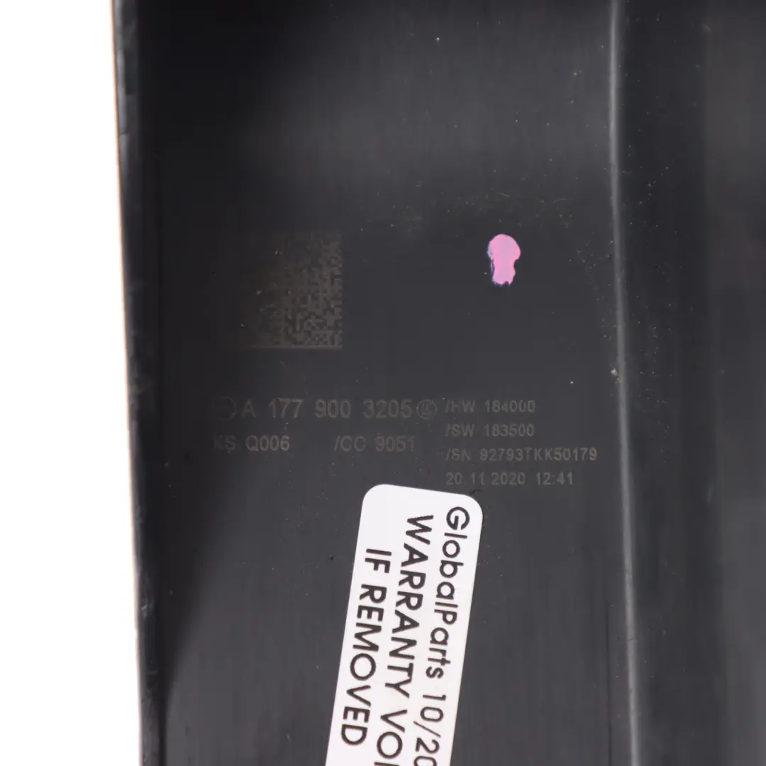 Mercedes W177 Steering Column Trim Surround Panel Strip Cover Black - SKU A1779003205-1 - Part number A1779003205