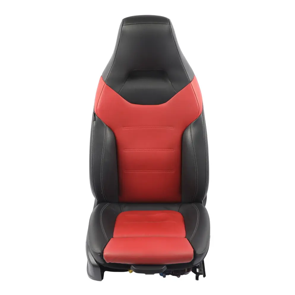 Asiento Delantero Mercedes C118 W177 Derecho Calefaccionado Cuero Negro Rojo