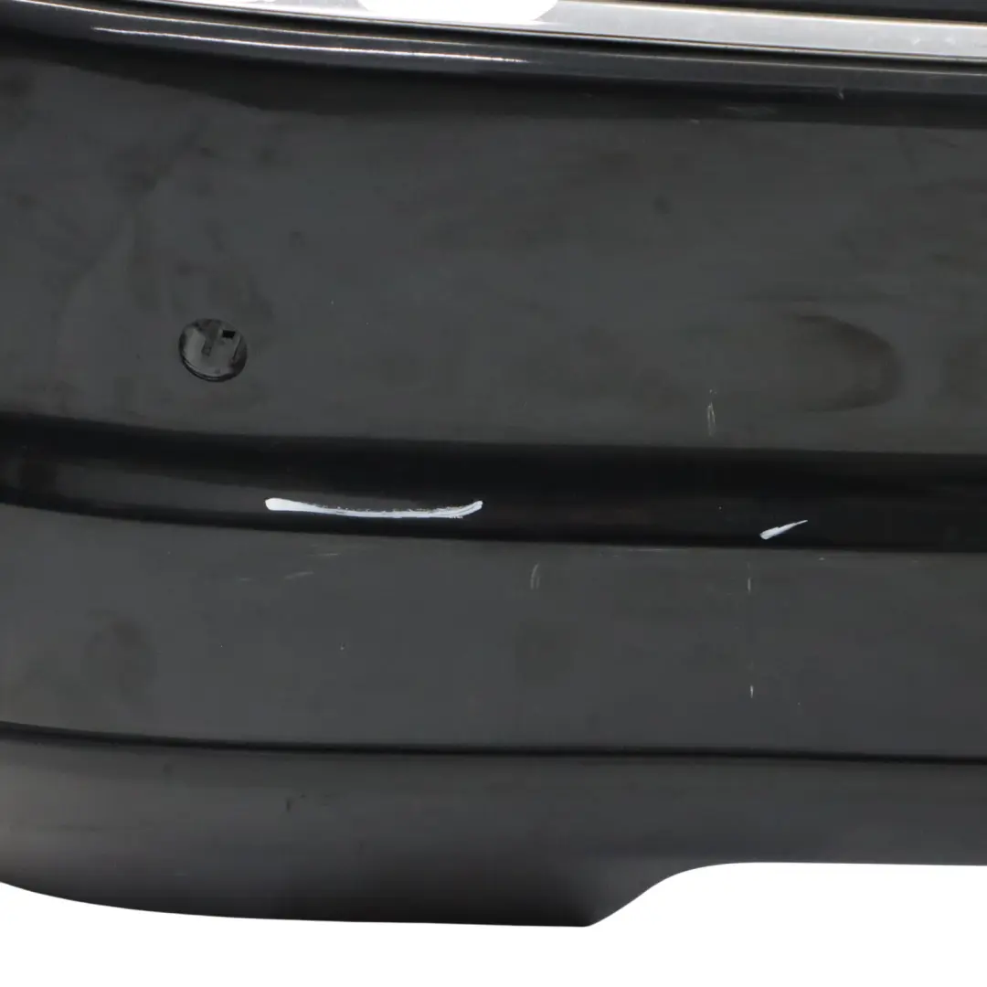 Bumper Trim Panel Obsidian Black Metallic - 197 to Mercedes CLC CL203 Rear with Part number A2038801540 Mercedes CLC CL203 Rear Bumper Trim Panel Obsidian Black Metallic - 197 - SKU A2038801540-OB2 - Part number A2038801540