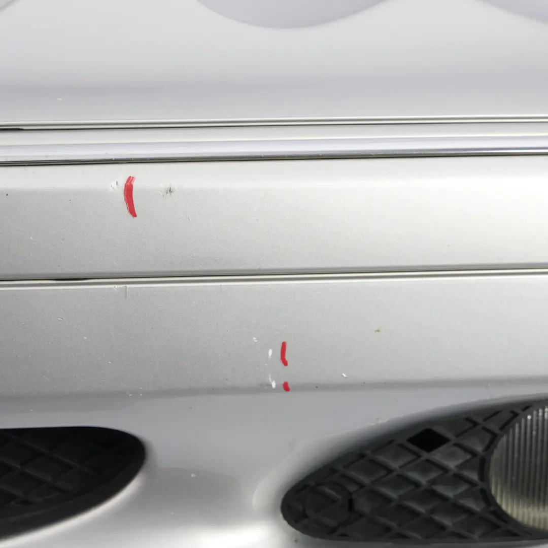 Mercedes W203 Front Bumper Trim Panel Iridium Silver Metallic - 775 - SKU A2038853025-IRS - Part number A2038853025