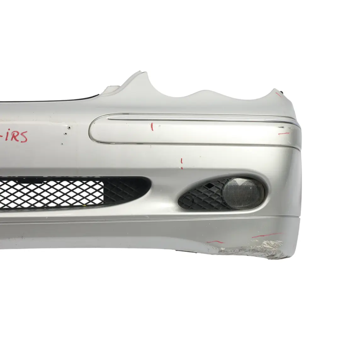 Front Bumper Trim Panel Iridium Silver Metallic - 775 to Mercedes W203 with Part number A2038853025 Mercedes W203 Front Bumper Trim Panel Iridium Silver Metallic - 775 - SKU A2038853025-IRS - Part number A2038853025