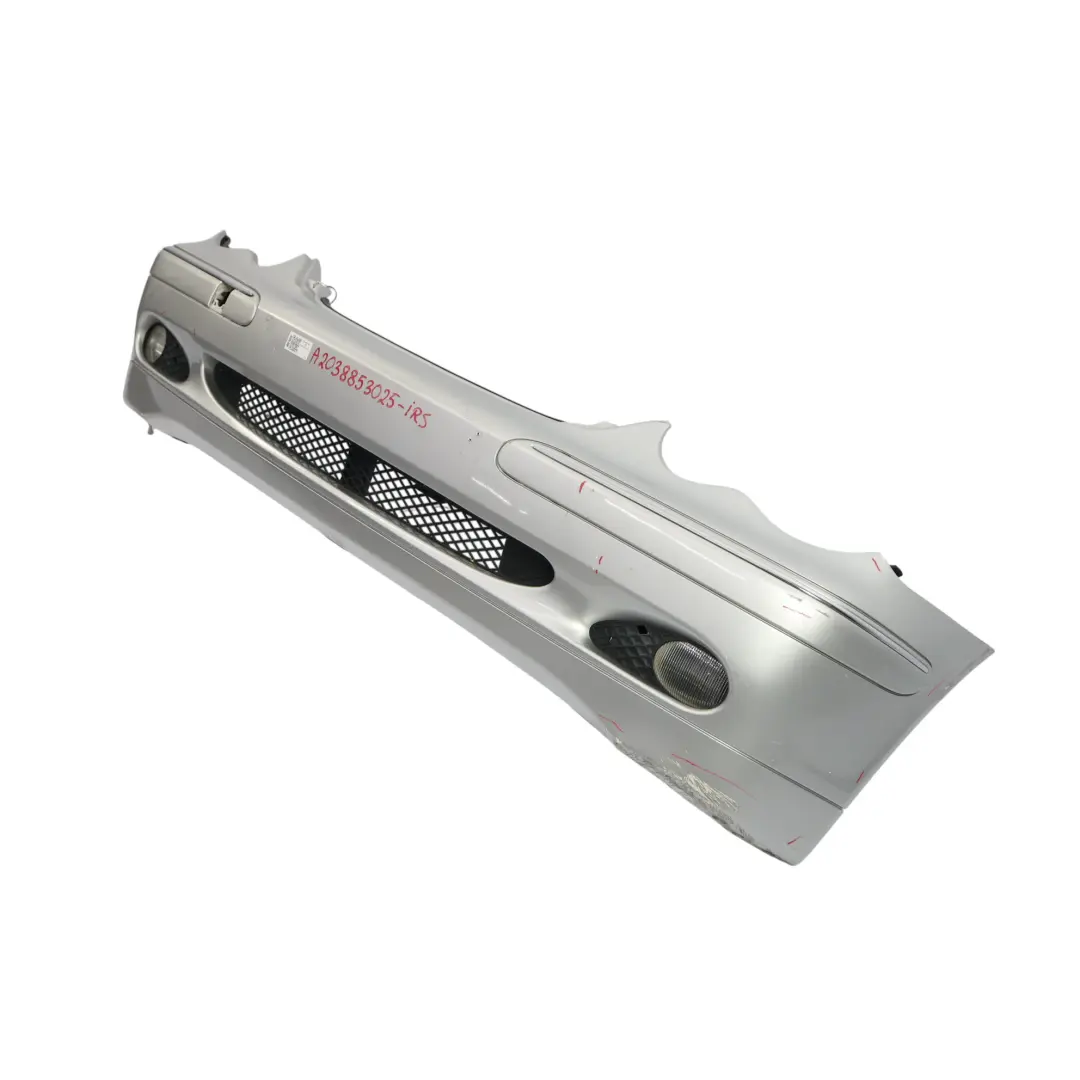 Mercedes W203 Front Bumper Trim Panel Iridium Silver Metallic - 775 - SKU A2038853025-IRS - Part number A2038853025