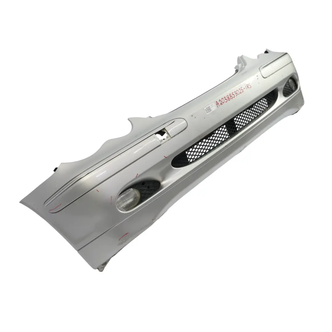 Mercedes W203 Front Bumper Trim Panel Iridium Silver Metallic - 775 - SKU A2038853025-IRS - Part number A2038853025