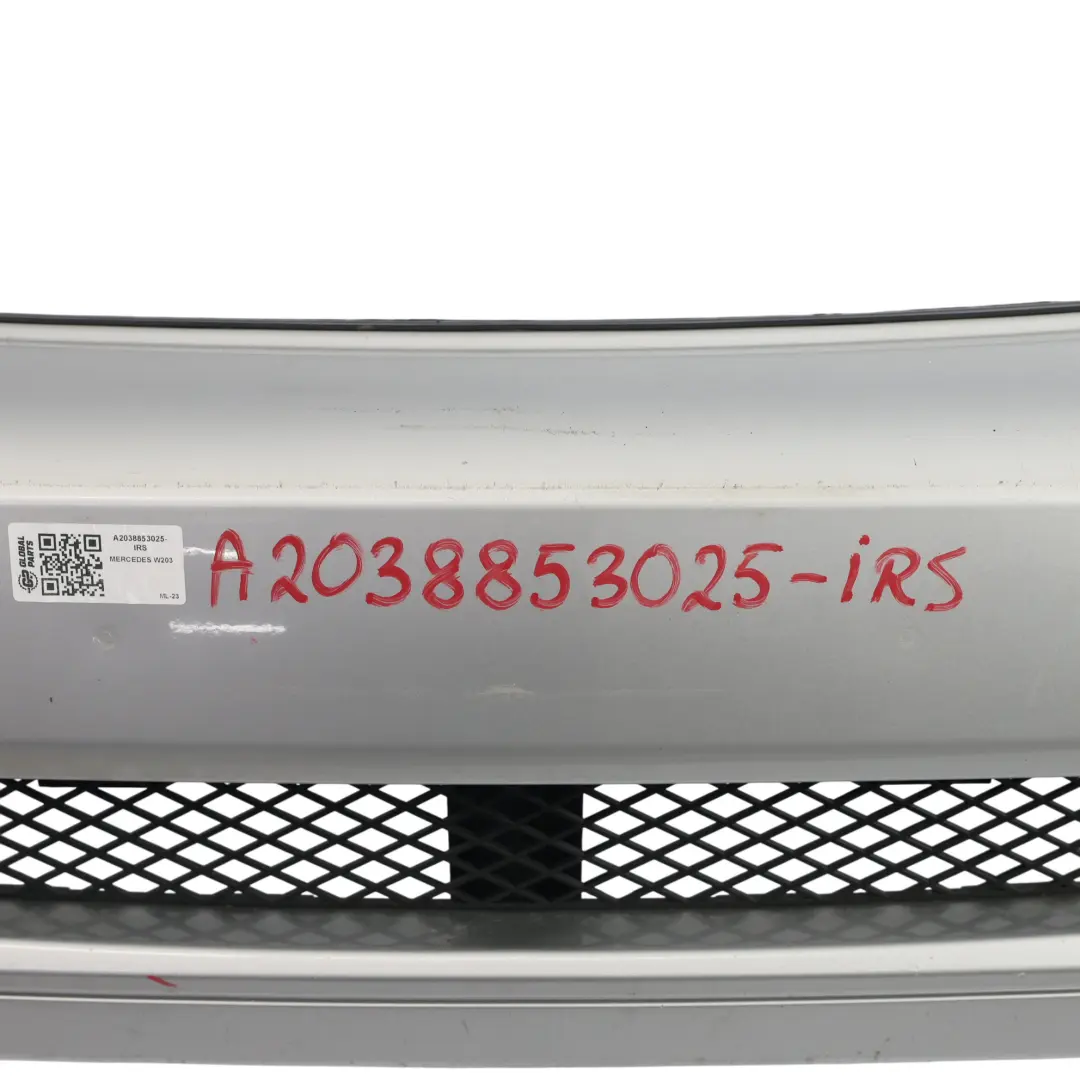 Mercedes W203 Zderzak Przedni Iridium Silver Srebrny Metalik - 775 - SKU A2038853025-IRS - Numer Części A2038853025