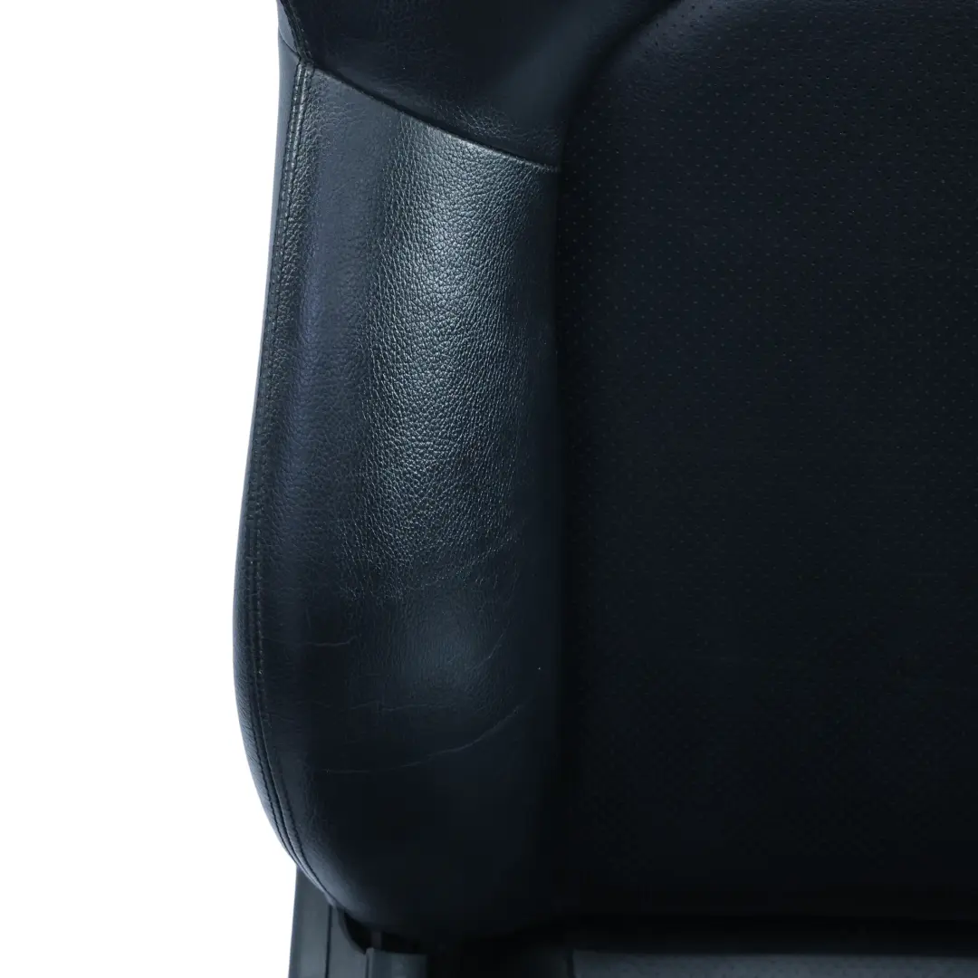 Mercedes CL203 Fotel Przedni Grzany Skórzany Czarny Lewy - SKU A2039101593-1 - Numer Części A2039101593