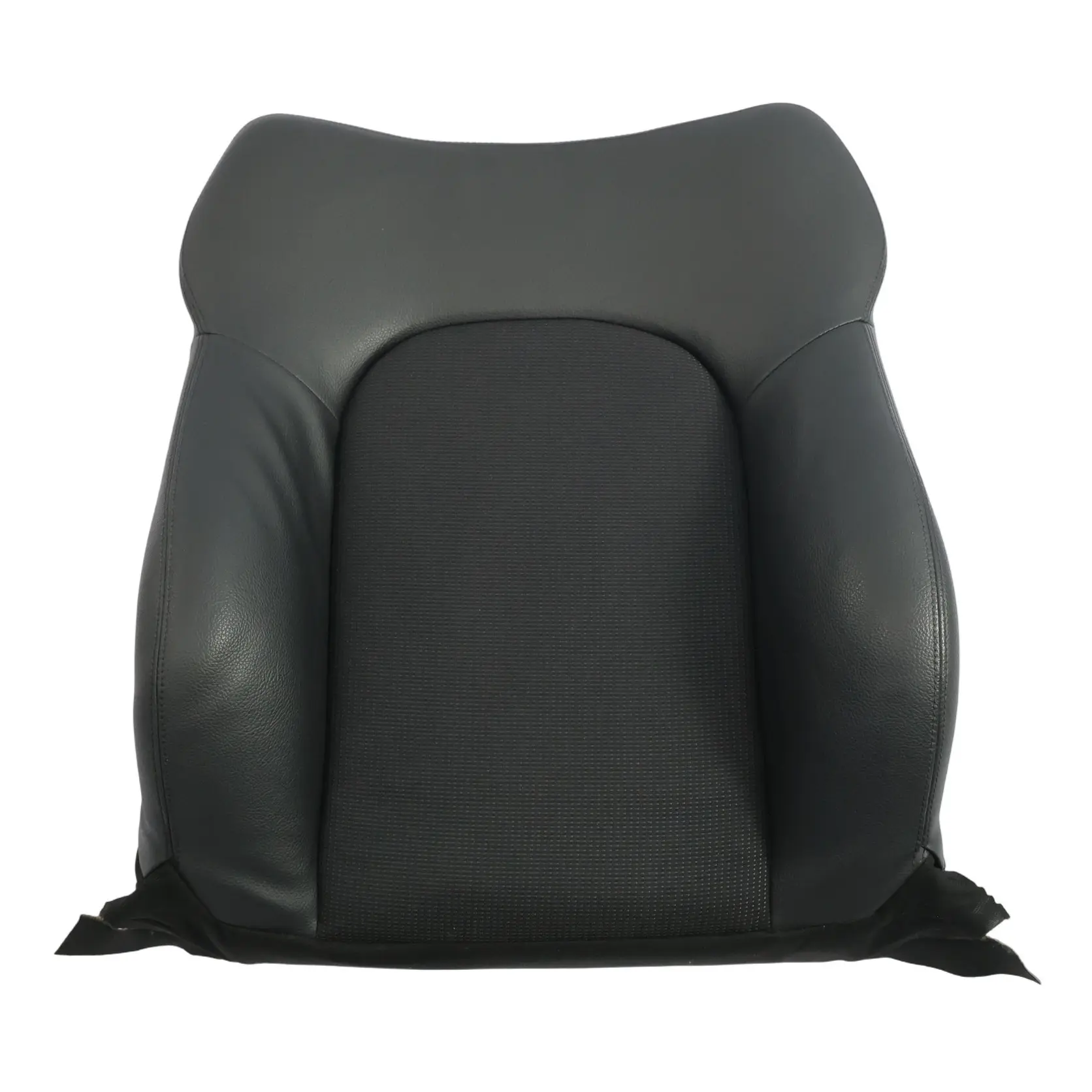 Mercedes CL203 Seat Backrest Front Left N/S Covering Black Leather