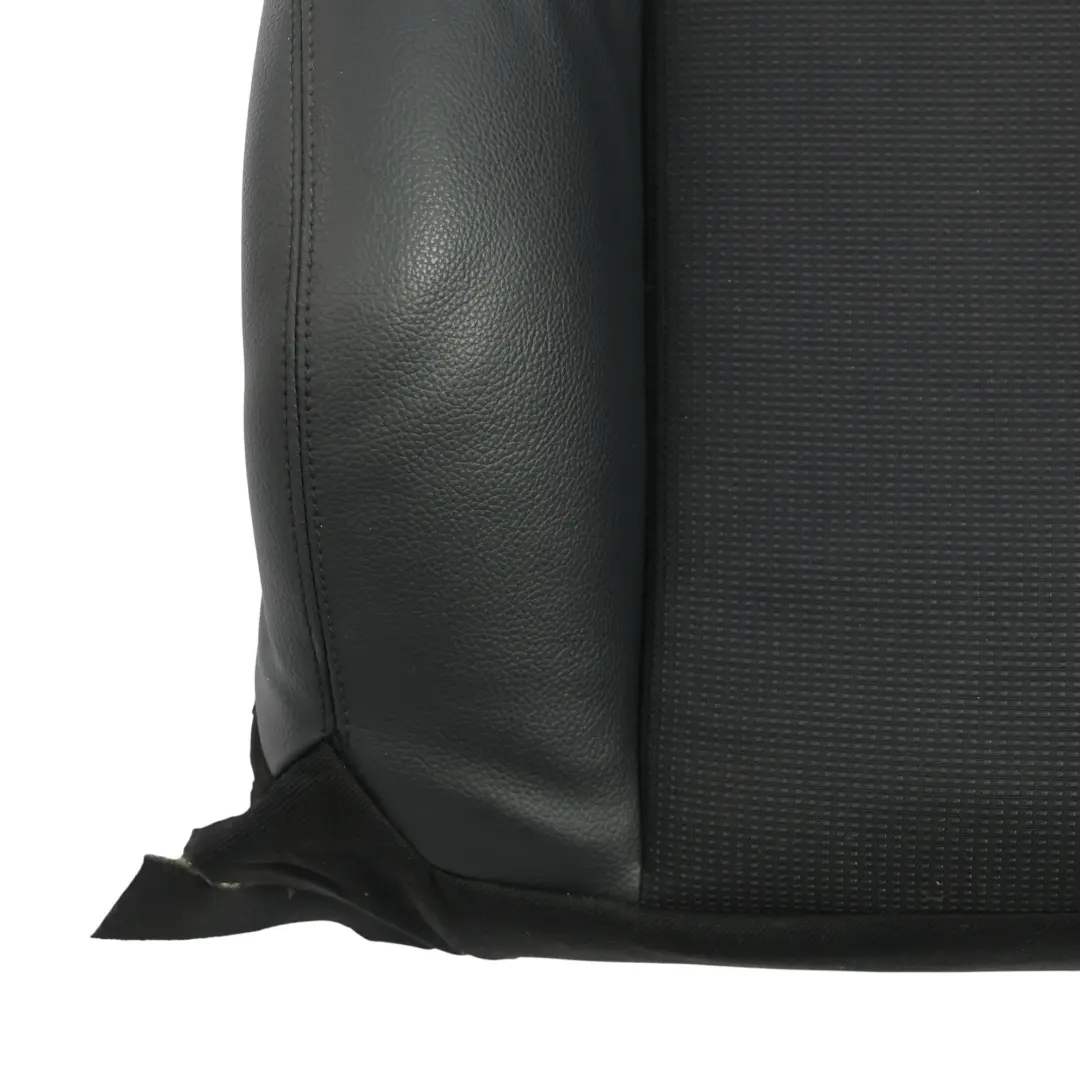 Mercedes CL203 Seat Backrest Front Left N/S Covering Black Leather - SKU A2039107747-4 - Part number A2039107747