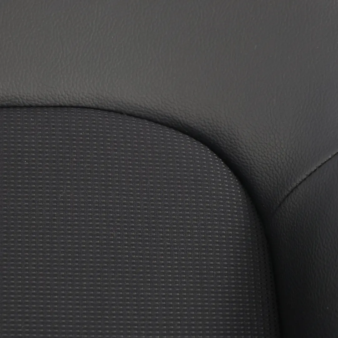 Mercedes CL203 Seat Backrest Front Left N/S Covering Black Leather - SKU A2039107747-4 - Part number A2039107747