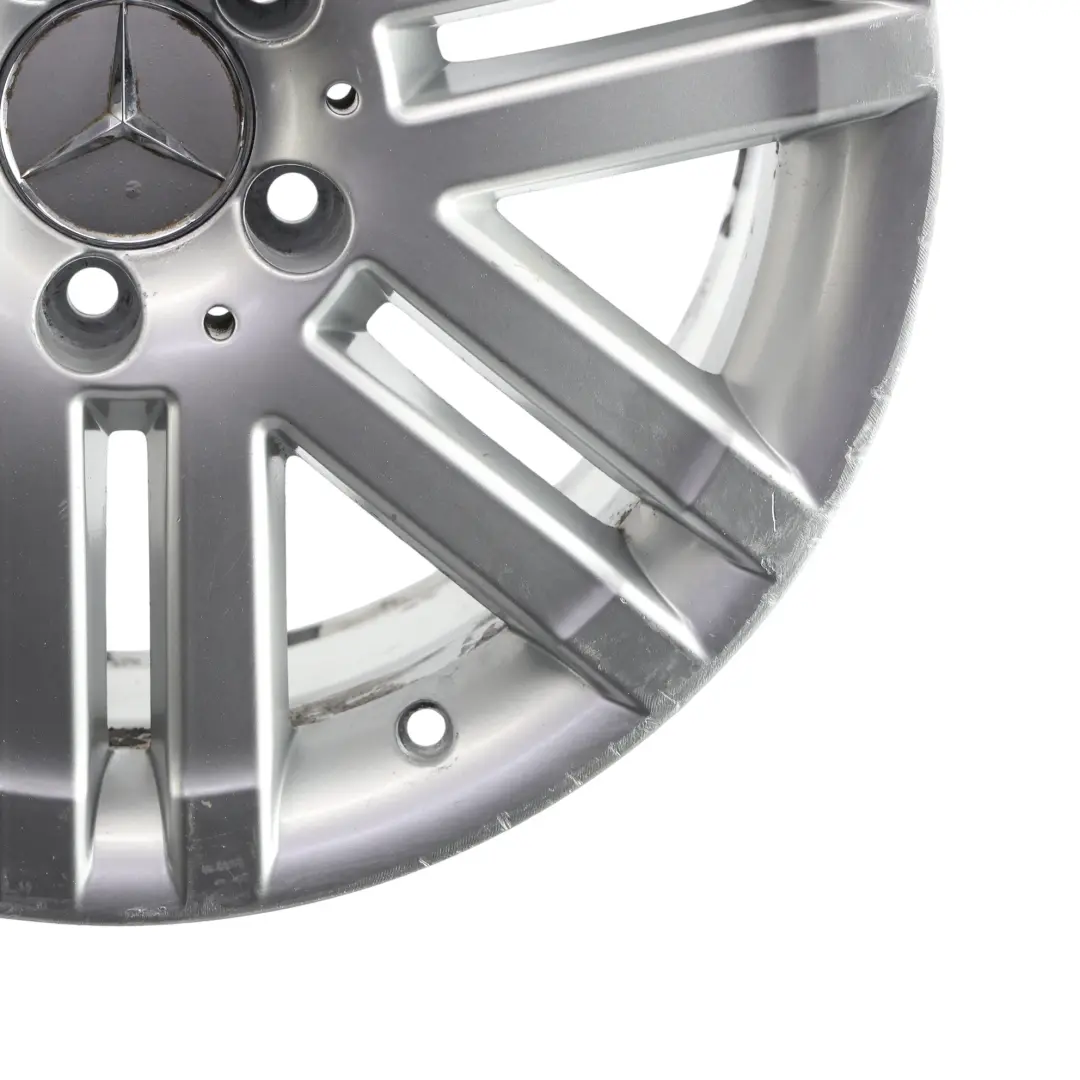 Mercedes W204 Tylna Srebrna Felga Aluminiowa 17" 8.5J ET:58 - SKU A2044010302-1 - Numer Części A2044010302