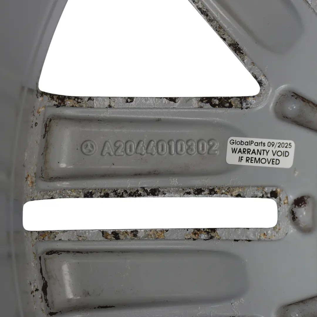Mercedes W204 Silver Rear Wheel Alloy RIm 17" 8.5J ET:58 - SKU A2044010302-2 - Part number A2044010302