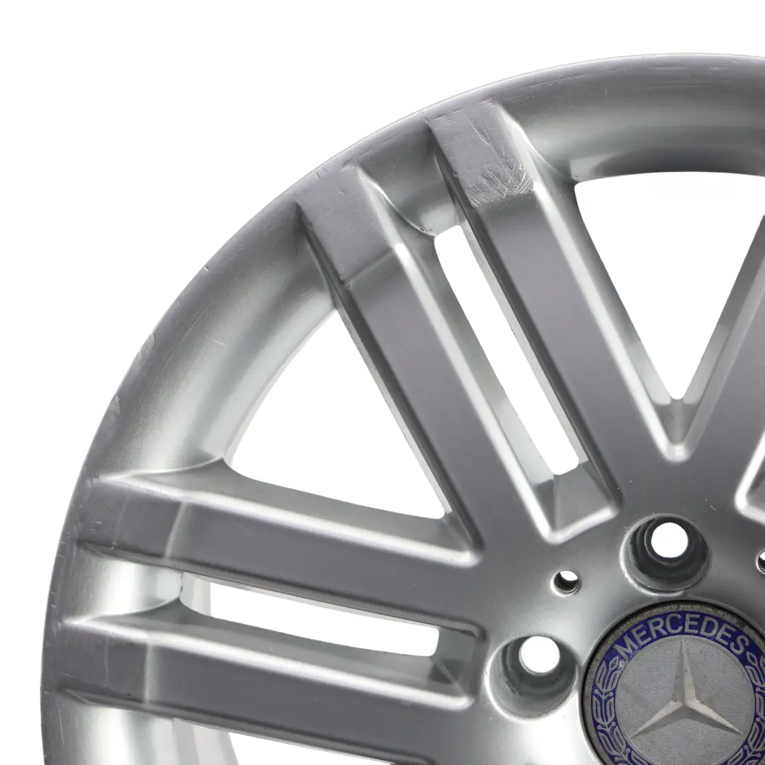 Mercedes W204 Silver Rear Wheel Alloy RIm 17" 8.5J ET:58 - SKU A2044010302-2 - Part number A2044010302