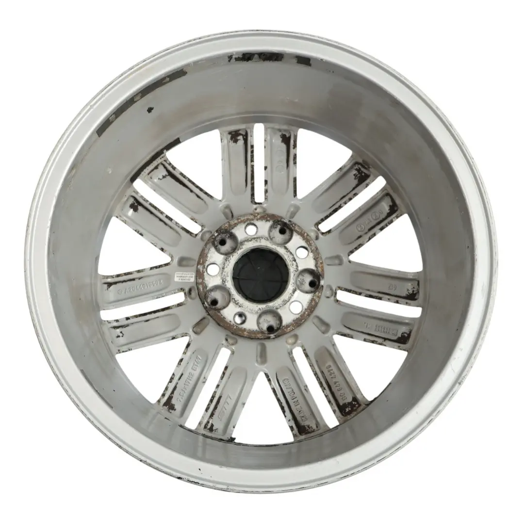 Mercedes W204 Silver Front Wheel Alloy Rim 17" 7.5J ET:47 - SKU A2044010502-1 - Part number A2044010502