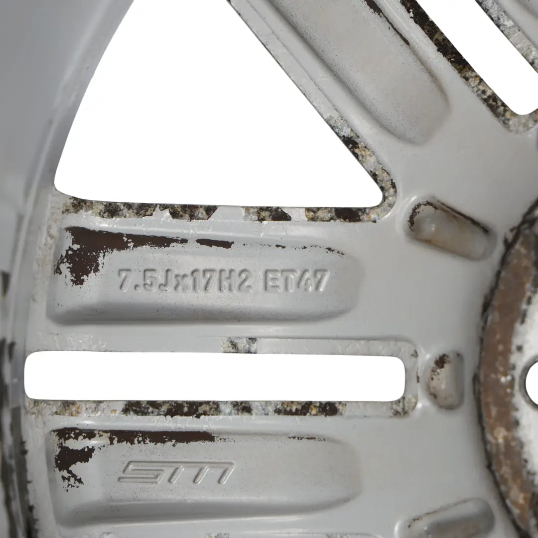 Mercedes W204 Silver Front Wheel Alloy Rim 17" 7.5J ET:47 - SKU A2044010502-1 - Part number A2044010502